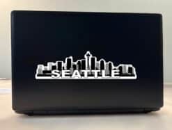 10in x 2.75in Seattle Skyline Sticker