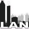 Atlanta Skyline Sticker