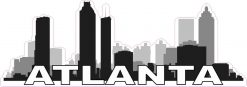 Atlanta Skyline Sticker