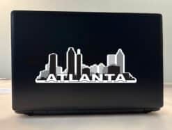 10in x 3.5in Atlanta Skyline Sticker