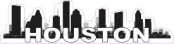 Houston Skyline Sticker