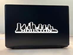 10in x 3in Houston Skyline Sticker