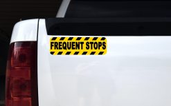 Caution Frequent Stops Magnet