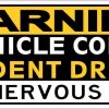 Student Driver and Nervous Parent Bumper Sticker