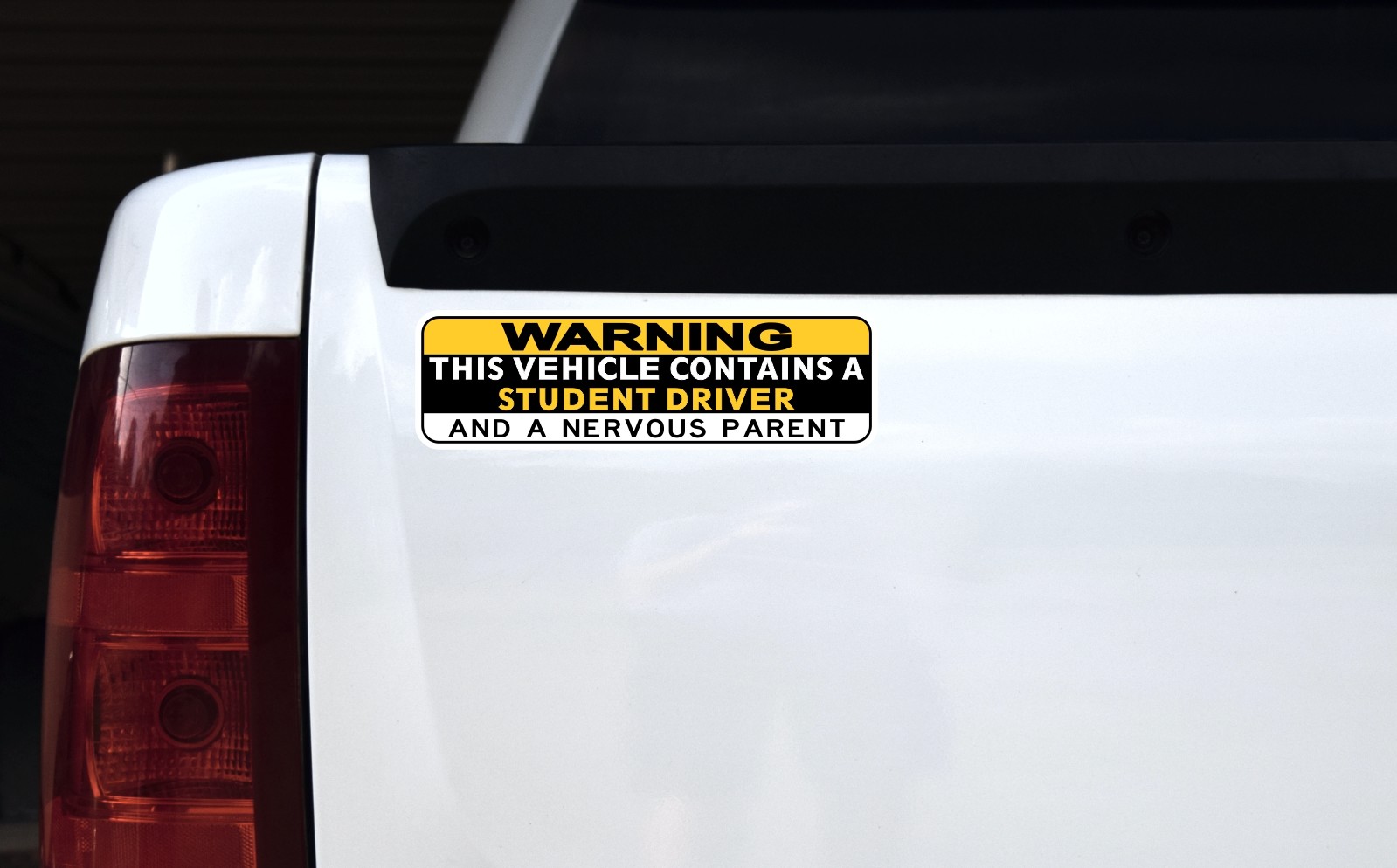 10in x 3in Student Driver and Nervous Parent Magnet - Image 2