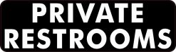 Private Restrooms Magnet