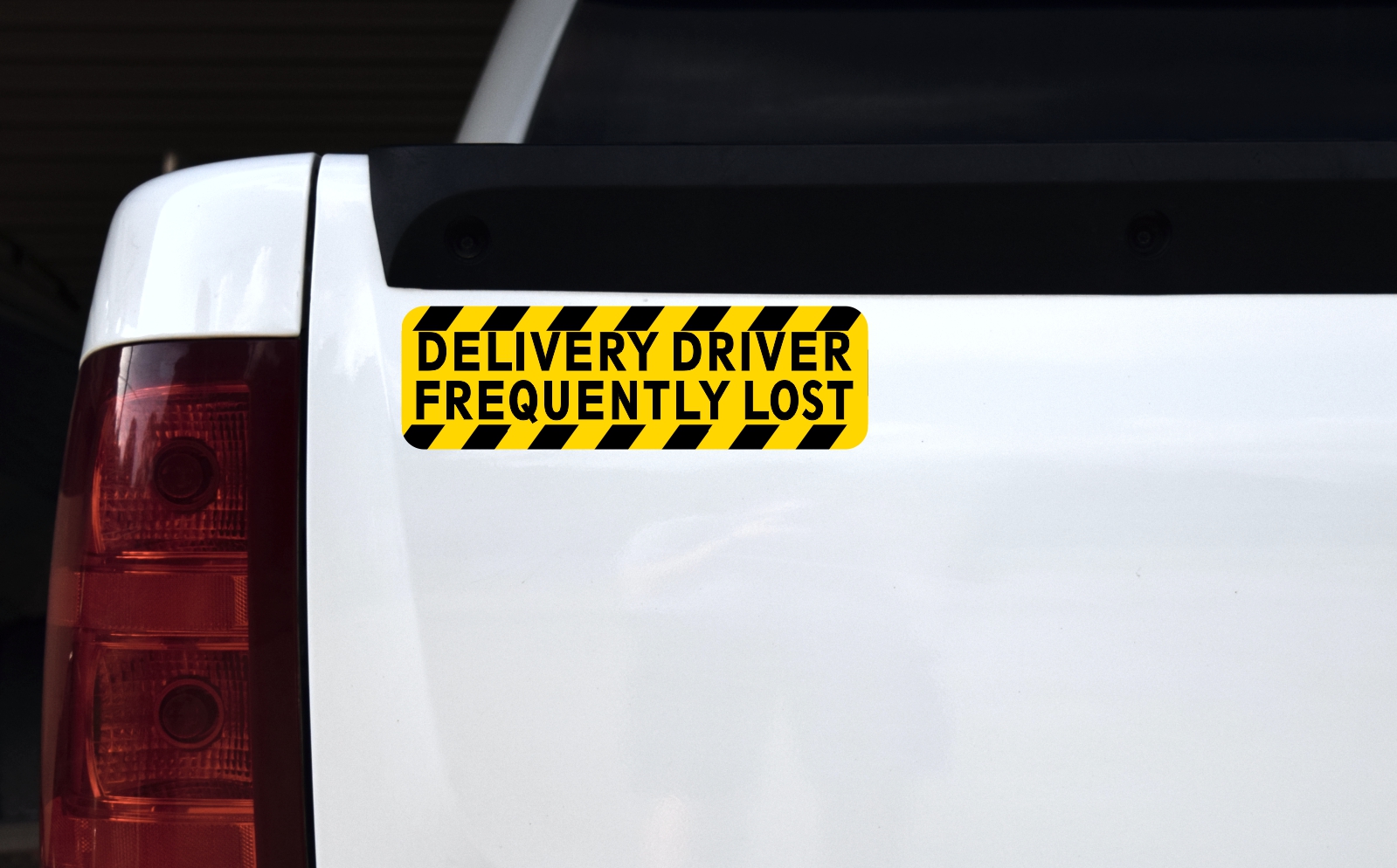 Delivery Driver Frequently Lost Sticker