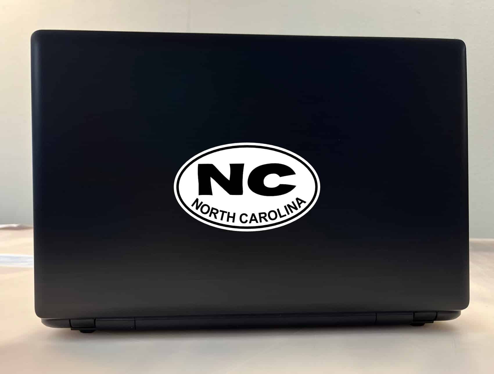 5in x 3in Oval NC North Carolina Sticker