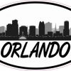 Oval Orlando Skyline Sticker