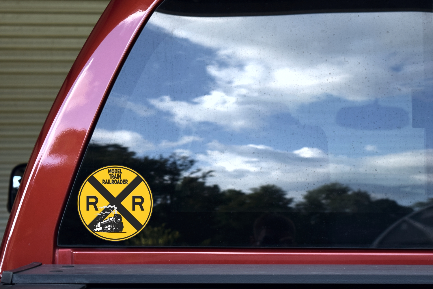 5in x 5in Model Train Railroader Sticker - Image 2
