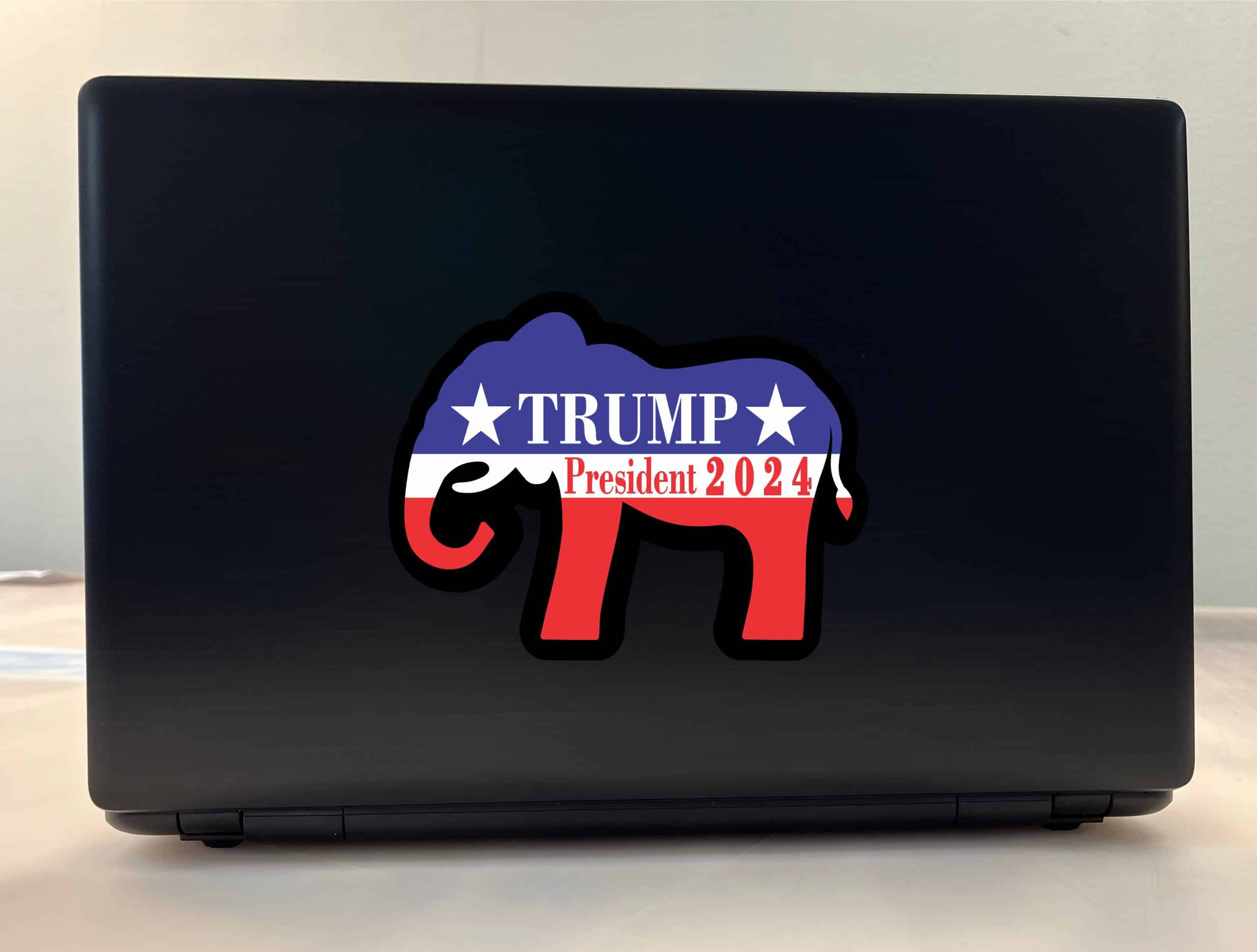 6.5in x 5in Elephant Trump President 2024 Sticker - Image 3