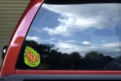 Orange Poison Dart Frog Sticker