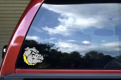 Yellow Collared Bulldog Sticker