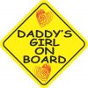 Daddy's Girl on Board Magnet