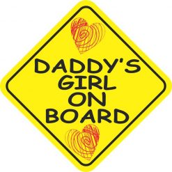 Daddy's Girl on Board Magnet