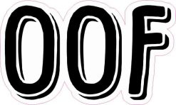 Oof Sticker