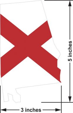 Alabama State Flag Sticker