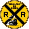 Trainologist on Board Sticker