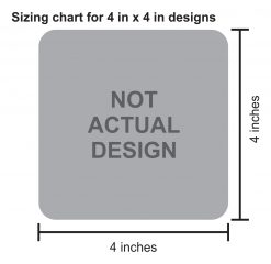 Alternative view of StickerTalk Danger Rattlesnakes Inside Magnet, 4 inches x 4 inches