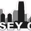 Jersey City Skyline Sticker