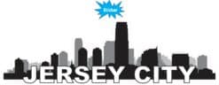 10in x 3in Jersey City Skyline Sticker