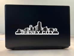 10in x 3in Jersey City Skyline Sticker