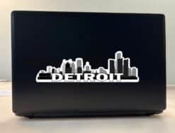 10in x 3in Detroit Skyline Sticker