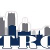 Blue Detroit Skyline Sticker