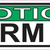 Notice Worm Bin Sticker