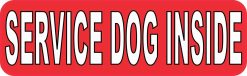 Service Dog Inside Sticker