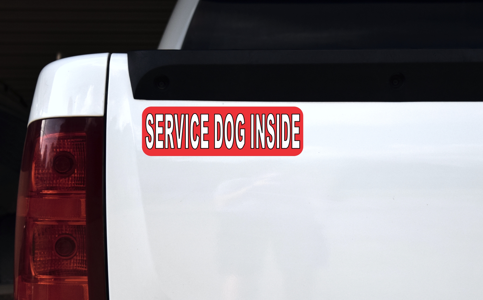 Service Dog Inside Sticker