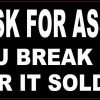 Ask for Assistance Magnet
