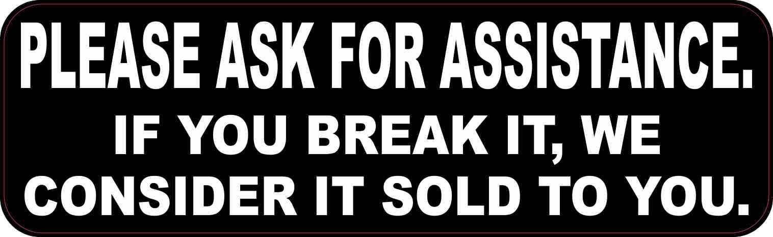 Ask for Assistance Magnet