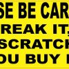 You Break It You Buy It Sticker