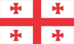 Country of Georgia Flag Magnet