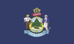 Maine State Flag Magnet