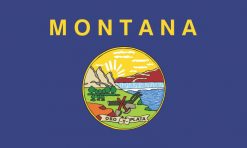 Montana State Flag Sticker