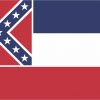 Mississippi State Flag Sticker