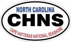 Oval Cape Hatteras National Seashore Sticker