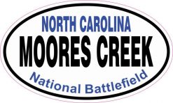 Oval Moores Creek National Battlefield Sticker