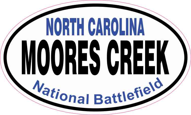 Oval Moores Creek National Battlefield Sticker