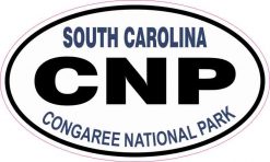 Oval Congaree National Park Sticker