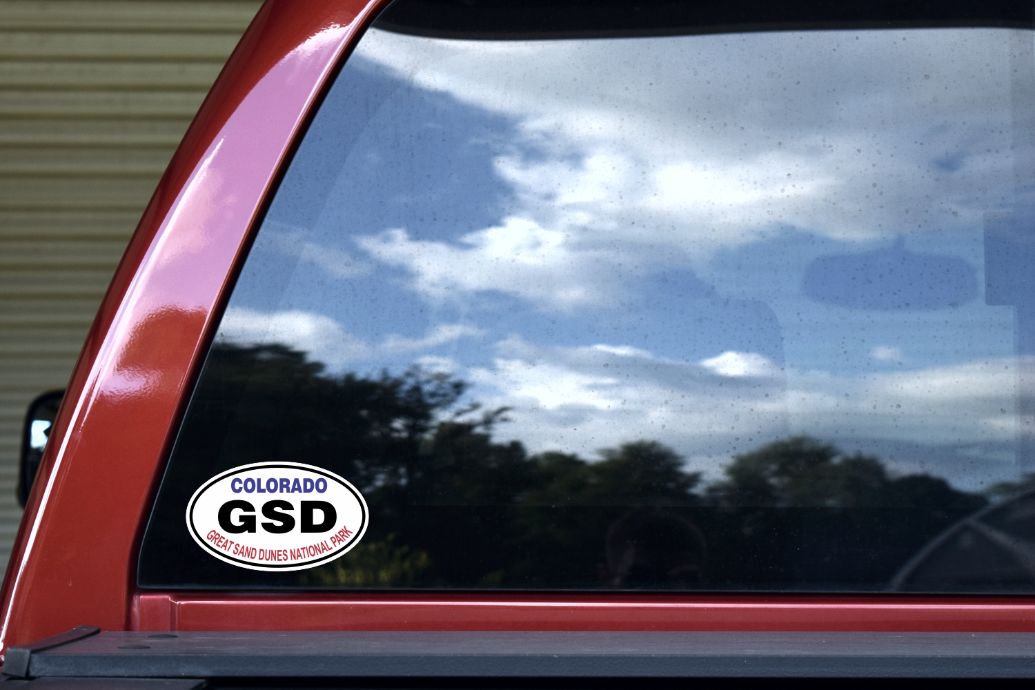 Oval Great Sand Dunes National Park Sticker