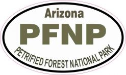 Oval Petrified Forest National Park Sticker