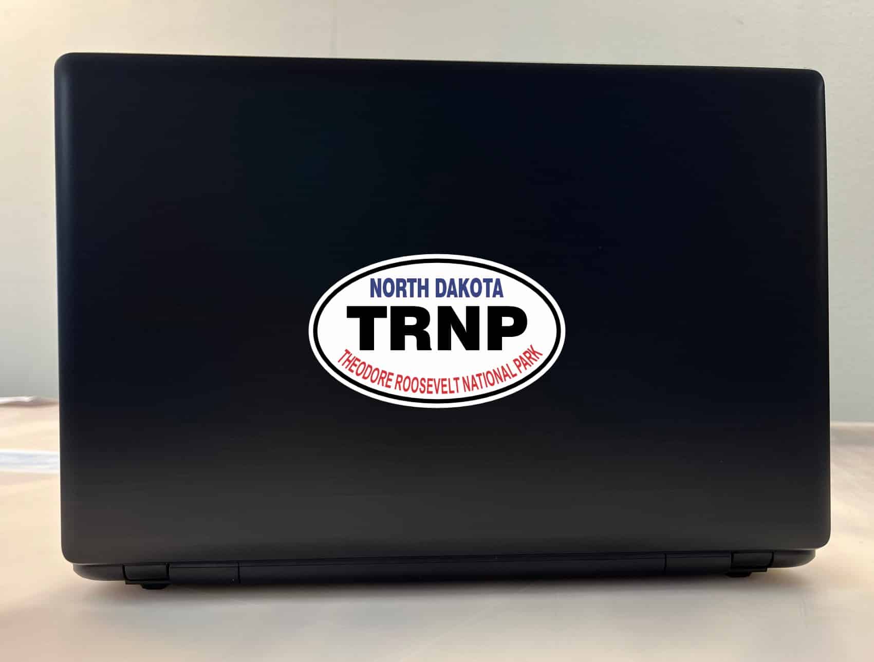 5in x 3in Oval Theodore Roosevelt National Park Sticker - Image 3