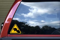 Caution T-Rex Sticker