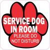 Service Dog in Room Magnet