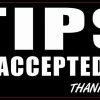Tips Accepted Magnet