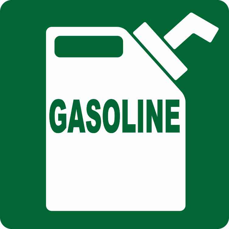 Green Gasoline Magnet