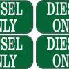 Diesel Only Stickers